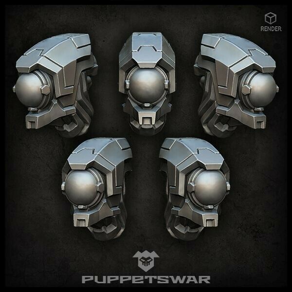 Puppets War Drone Warrior Heads New - Tistaminis