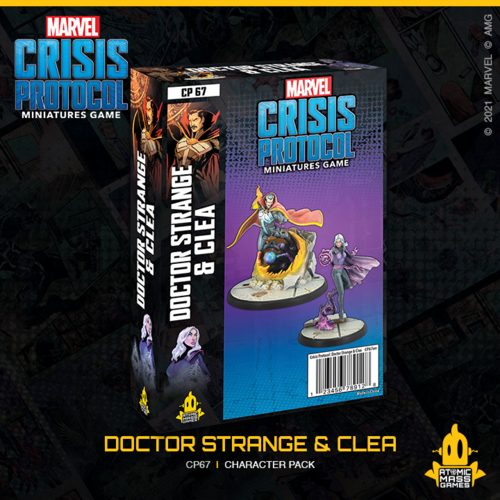 Marvel Crisis Protocol: Doctor Strange & Clea Character Pack Pre Order Sept 10th - Tistaminis