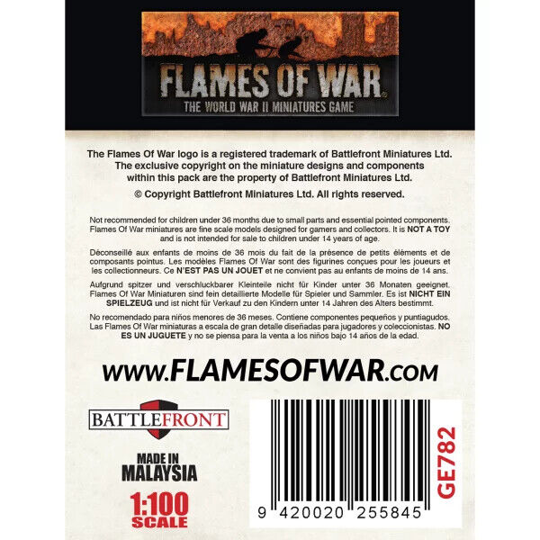 Flames of War	Fallschirmjager Assault Rifle Platoon (plastic) June 25thPre-Order - Tistaminis