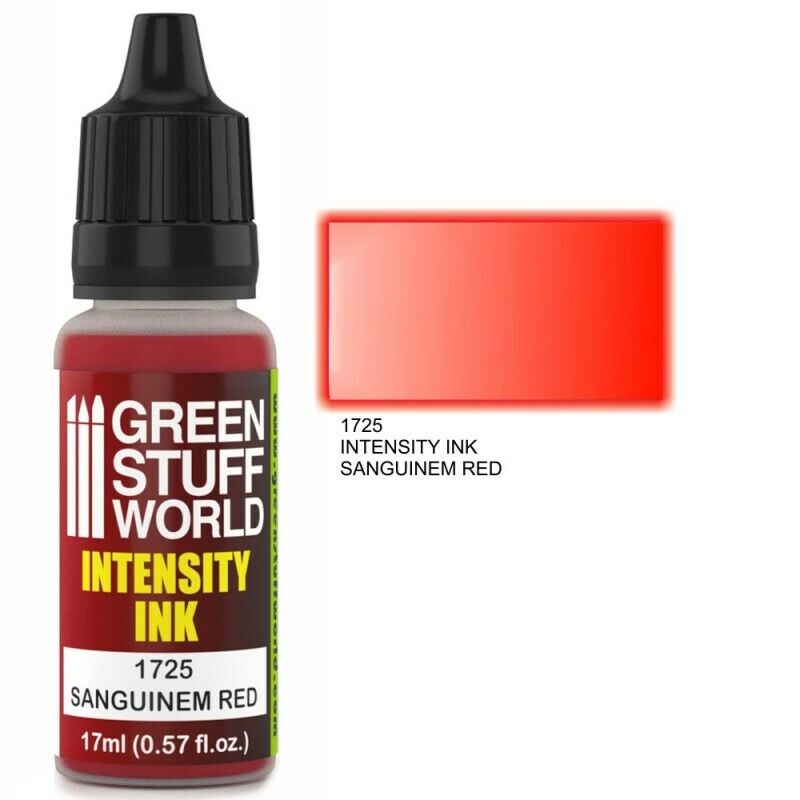 Green Stuff World Inks Intensity Ink SANGUINEM RED - Tistaminis