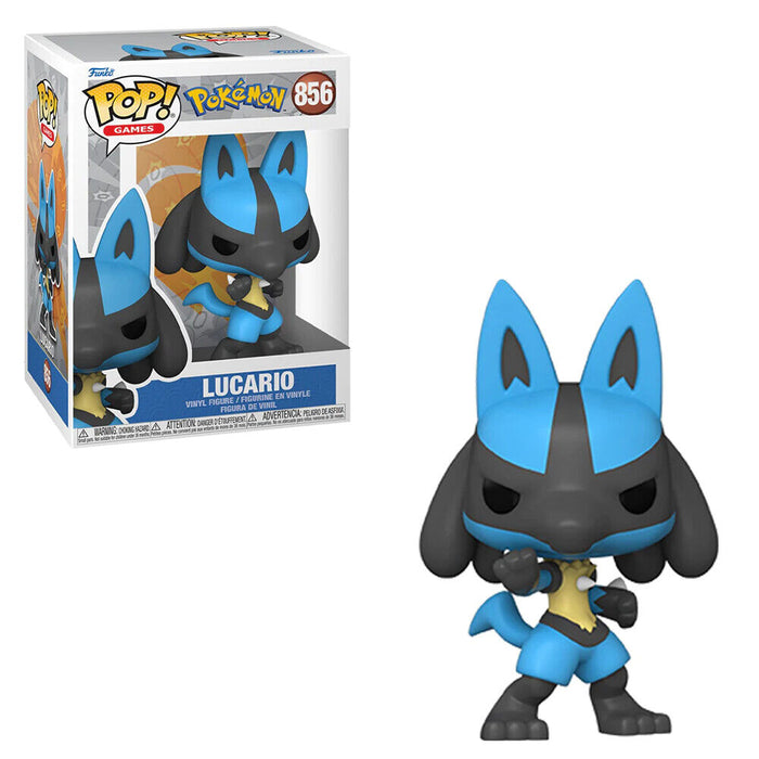 Funko Pop!  Pokemon Lucario #856 Vinyl Figure New - Tistaminis