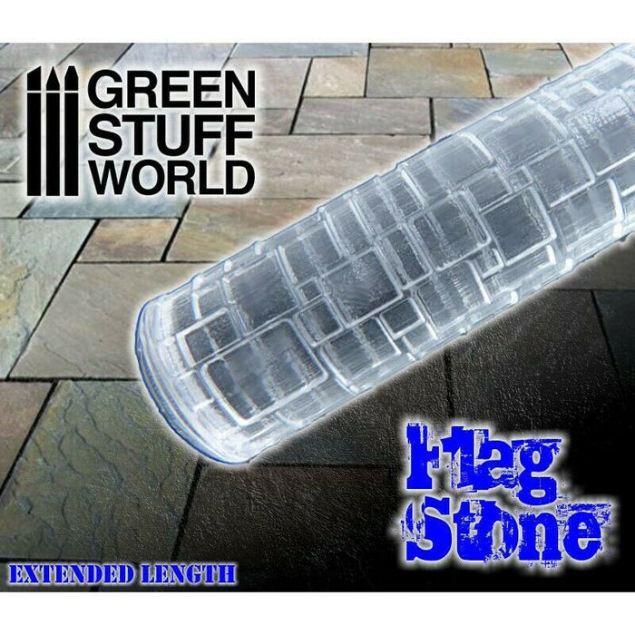 Green Stuff World Rolling Pin Flagstone New - TISTA MINIS