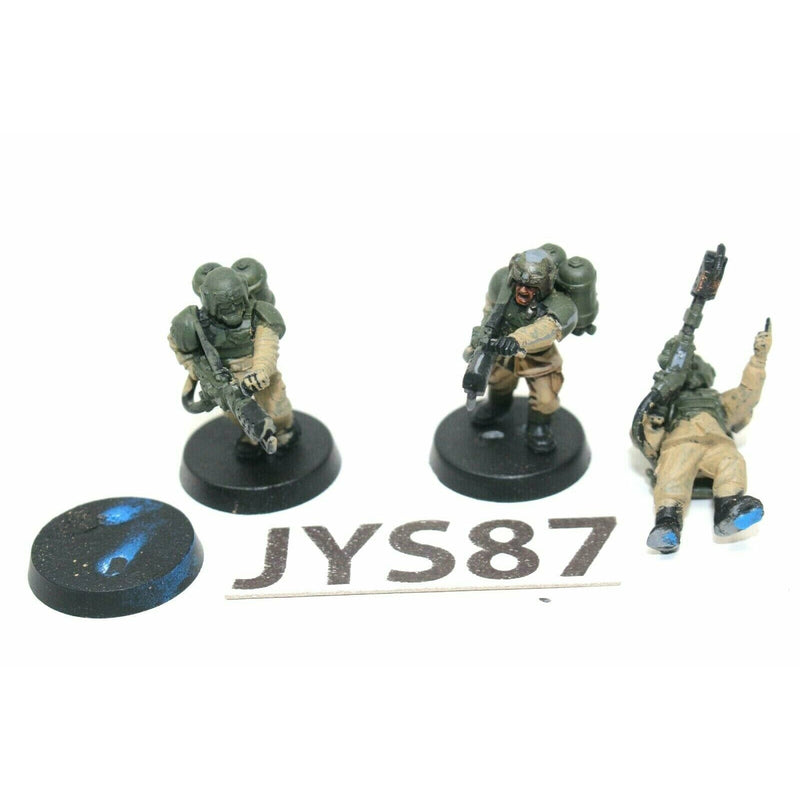 Warhammer Imperial Guard Cadians With Flamers - JYS87 - TISTA MINIS