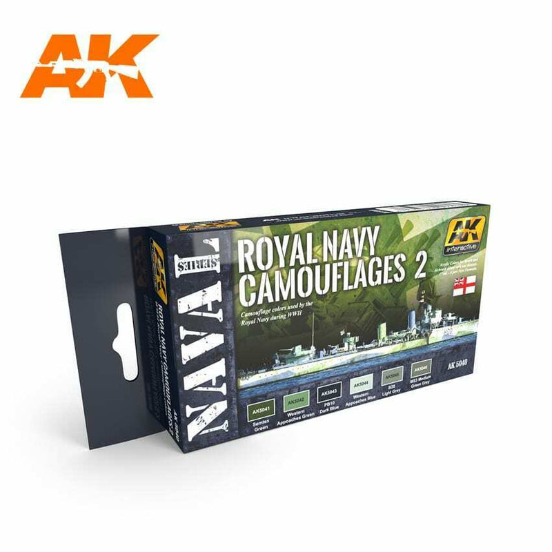 AK Interactive Royal Navy Camouflages 2 New - TISTA MINIS