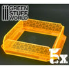 Green Stuff World 5x Small Energy Walls - Phosphorescent Orange New - TISTA MINIS