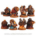 Scibor Miniatures 4 Dwarf Adventurers set (4) New - TISTA MINIS