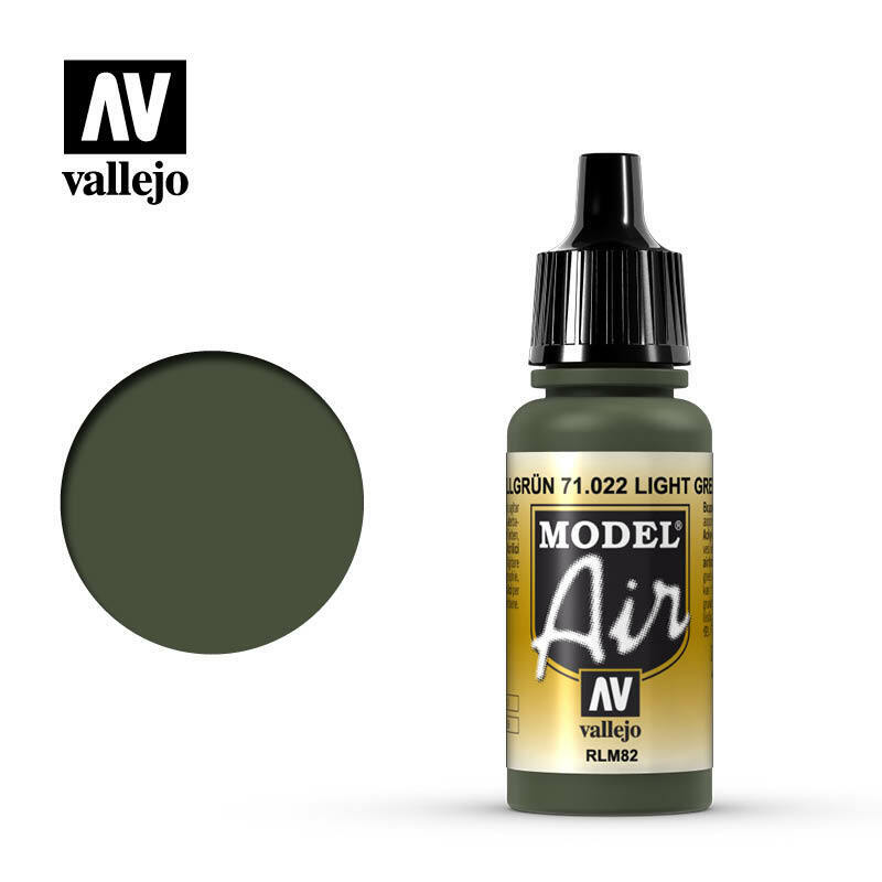 Vallejo Model Air Paint Light Green RLM82 (71.022) - Tistaminis