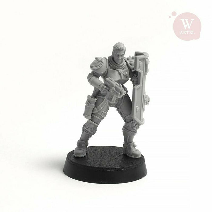 Artel Miniatures - L.E.U. - Female Riot Control Squad 28mm New - Tistaminis