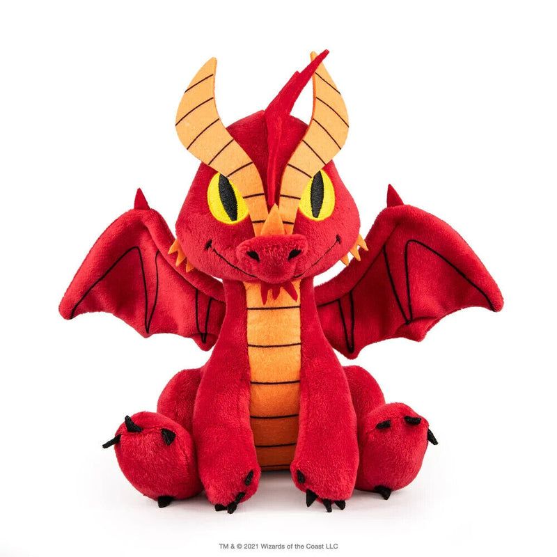 Dungeons and Dragons  PHUNNY PLUSH RED DRAGON New - Tistaminis