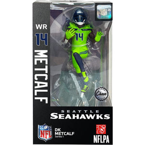NFL D.K. METCALF SEATTLE SEAHAWKS 6" FIGURE SERIES 1 [CHASE] New - Tistaminis