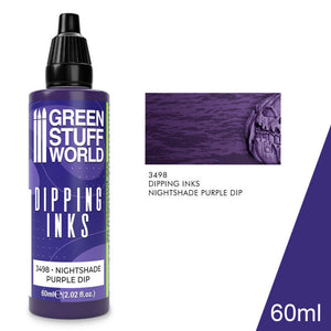 Green Stuff World Dipping ink 60 ml - NIGHTSHADE PURPLE DIP New - Tistaminis