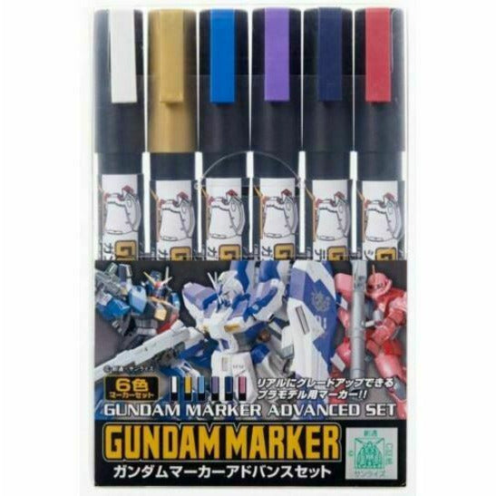 MR. HOBBY Gundam Marker Set - Gundam Marker Advanced Set New - TISTA MINIS