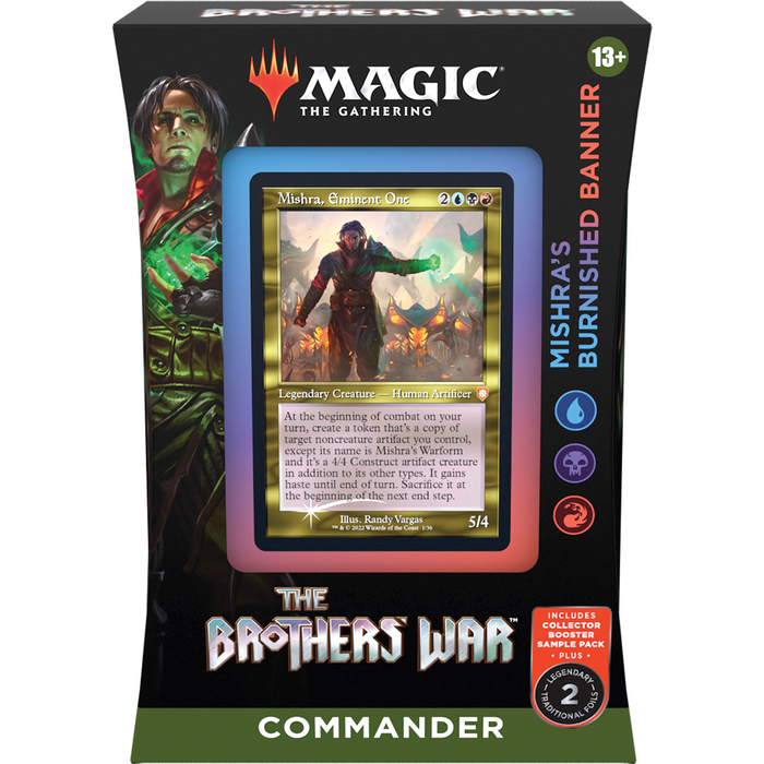 MTG: Brother's War Commander Deck Mishra's Burnished Banner Pre-order Nov 18 - Tistaminis