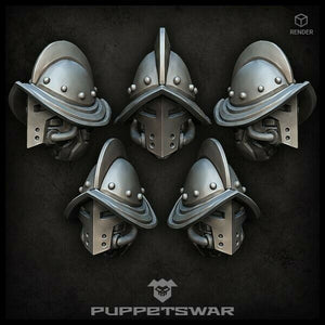 Puppets War Conquista Knights Helmets New - Tistaminis