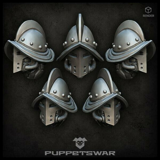 Puppets War Conquista Knights Helmets New - Tistaminis