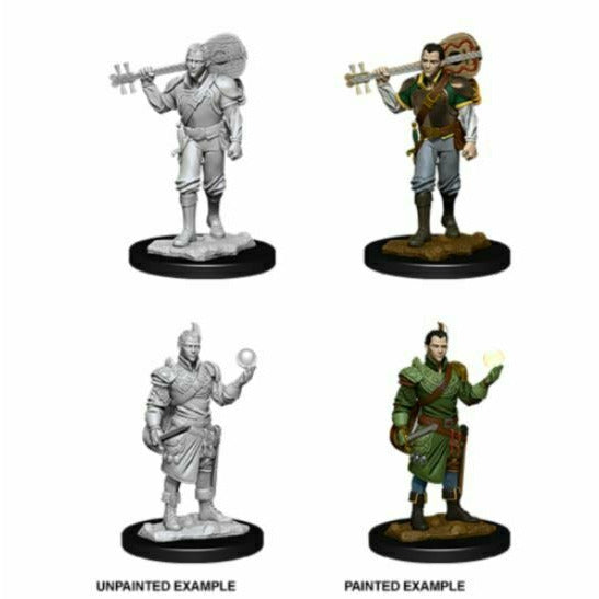 D&D Nolzur's Marvelous Miniatures: Wave 12: Male Half-Elf Bard New - TISTA MINIS