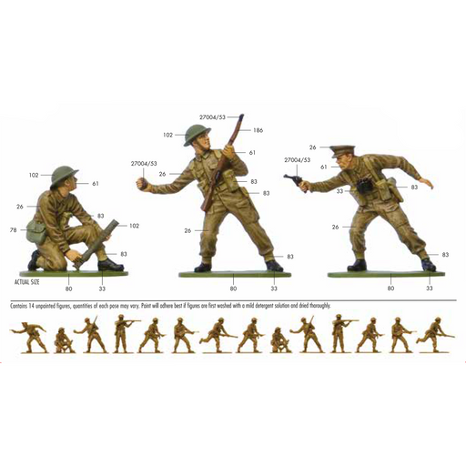 AirFix Vintage Classics WWII BRITISH INFANTRY (1/32) New - Tistaminis