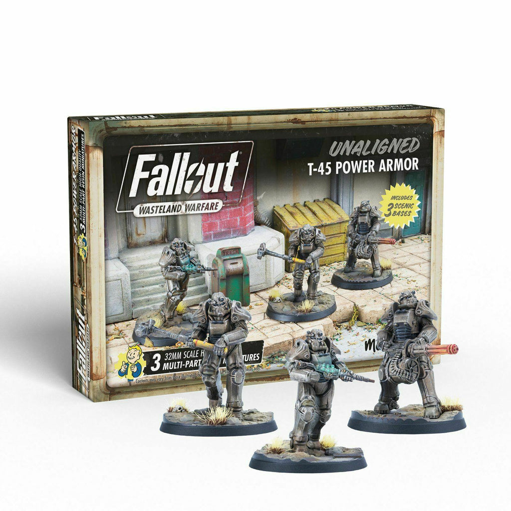 FALLOUT WASTELAND WARFARE: UNALIGNED T-45 ARMOUR New - Tistaminis