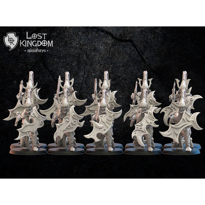 Lost Kingdoms	Nightfall Knights on Foot - 3D Printed - Tistaminis