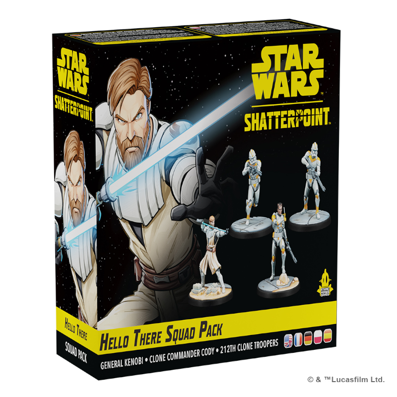 Star Wars: Shatterpoint: Hello There: General Obi-Wan Kenobi Squad Pack June 3 - Tistaminis