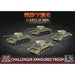 Flames of War British Challenger Armoured Troop (4x Plastic) Oct 29 Pre-Order - Tistaminis