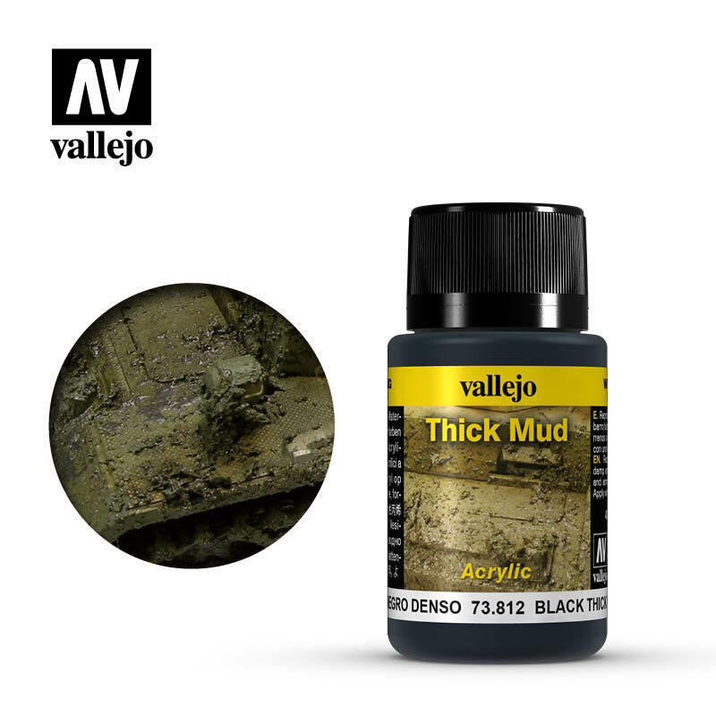Vallejo Weathering Effects Black Thick Mud - VAL73812 - Tistaminis
