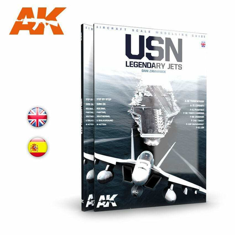 AK Interactive USN LEGENDARY JETS - English - English New - Tistaminis