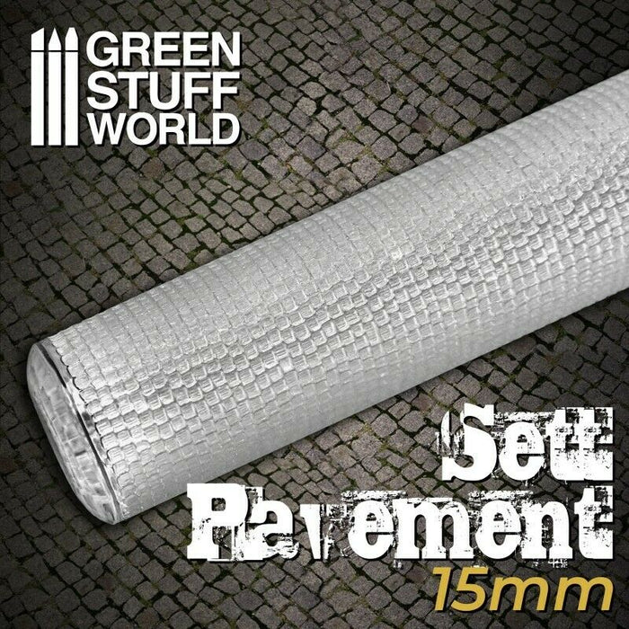 Green Stuff World Rolling Pin Pavement 15mm New - TISTA MINIS