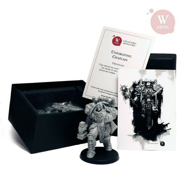 Artel Miniatures - Unforgiving Chaplain 54mm - Limited Edition New - Tistaminis