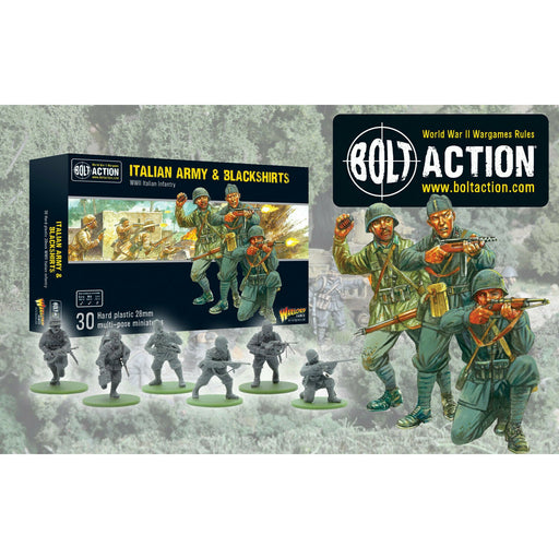 Bolt Action Italian Army & Blackshirts New - Tistaminis