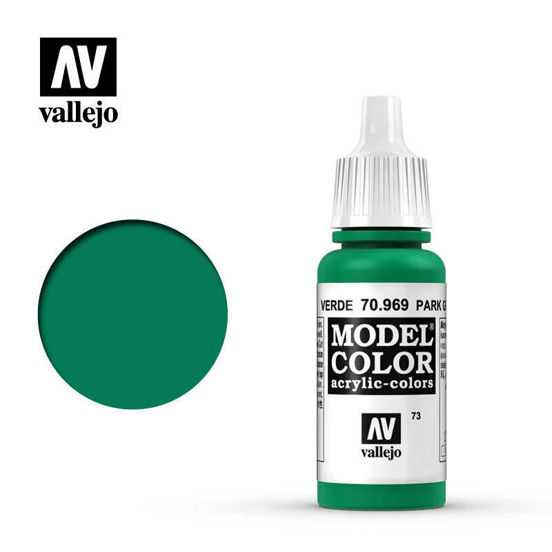 Vallejo Model Colour Paint Park Green Flat (70.969) - Tistaminis