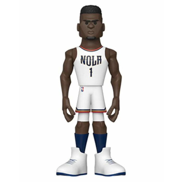 Funko Pop! GOLD 5" NBA ZION WILLIAMSON PELICANS (HOME UNI) New - Tistaminis