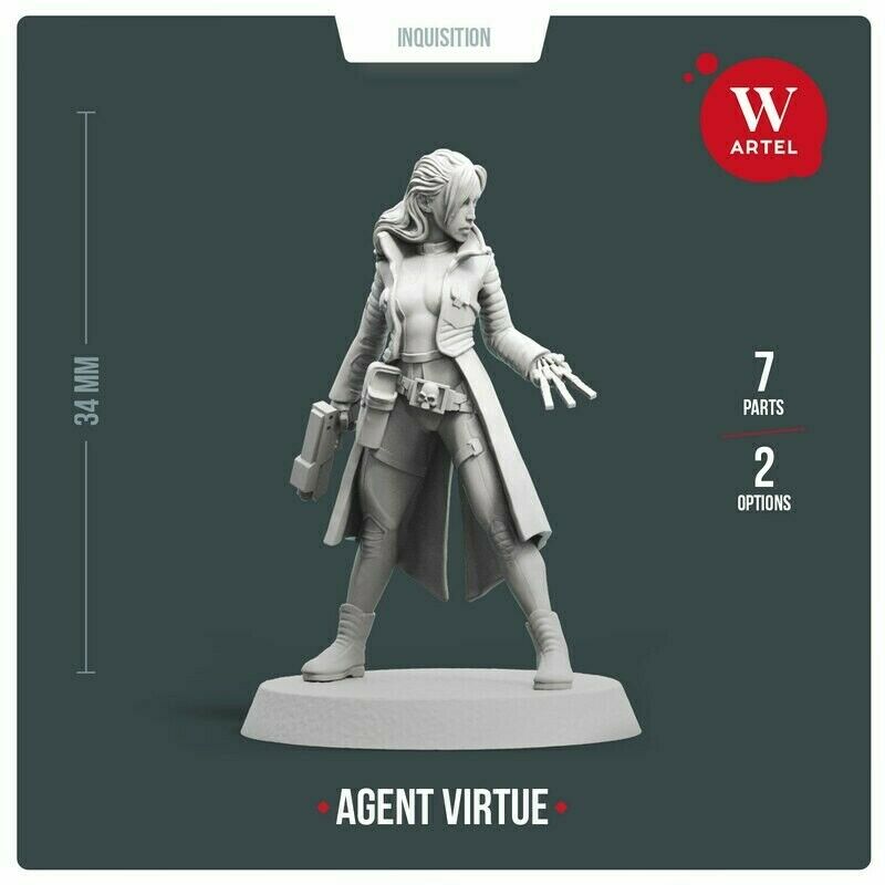 Artel Miniatures - Agent Virtue 28mm New - TISTA MINIS