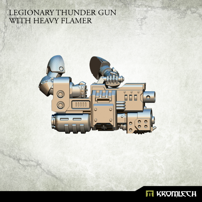 Kromlech Legionary Heavy Thunder Gun with Heavy Flame New - TISTA MINIS