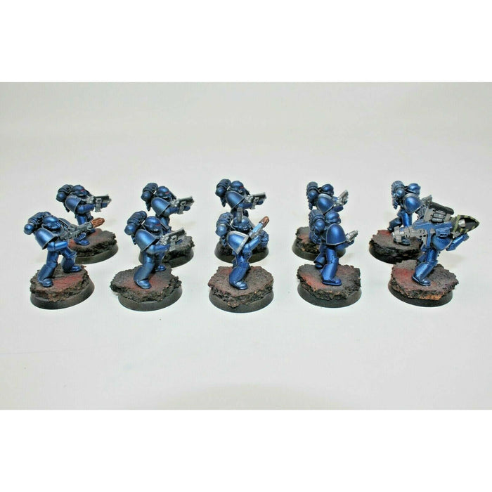 Warhammer Space Marines Mark IV Tactical Squad Well Painted - F3 - Tistaminis