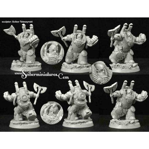 Scibor Miniatures 28mm/30mm SF Dwarf Cruiser Suit #1 New - Tistaminis