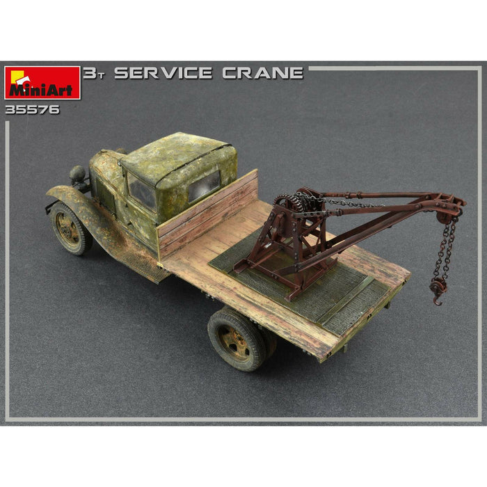 MiniArt 3 Tonne Service Crane (1/35) New - TISTA MINIS