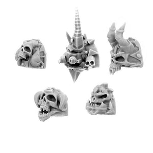 Wargames Exclusives - CHAOS SHOULDER PADS OF BLOOD RAGE (5U) New - TISTA MINIS