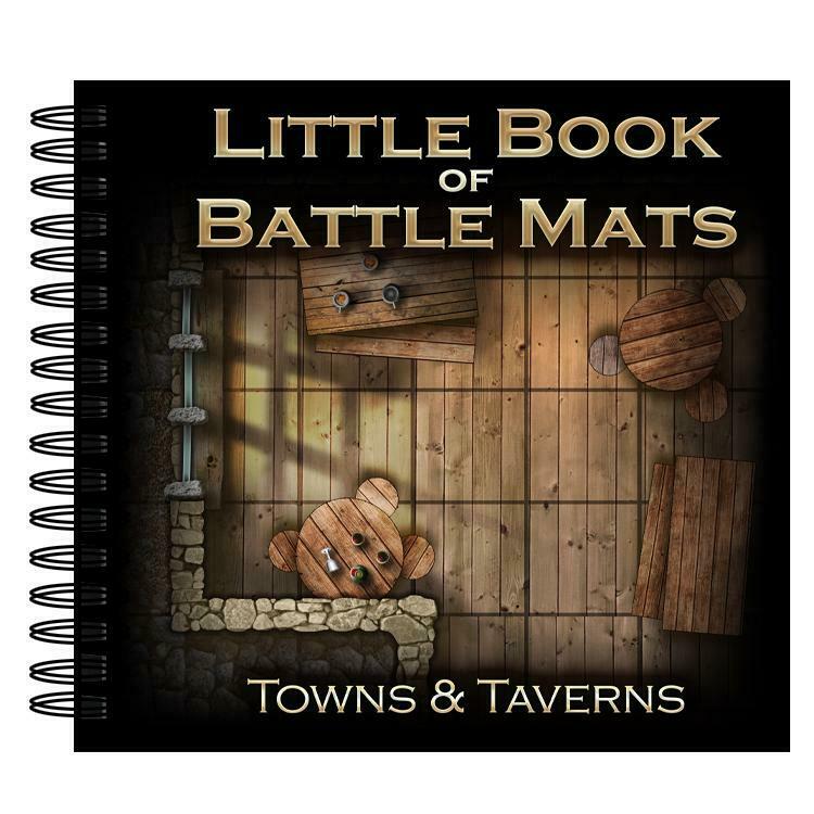 Little Book of Battle Mats Towns & Taverns Pre-Order - Tistaminis