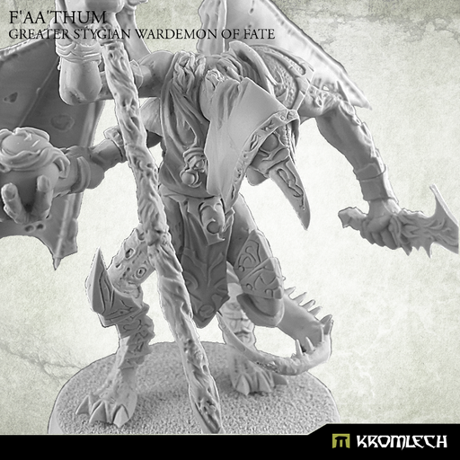 Kromlech F'aa'thum, Greater Stygian Wardemon of Fate New - TISTA MINIS