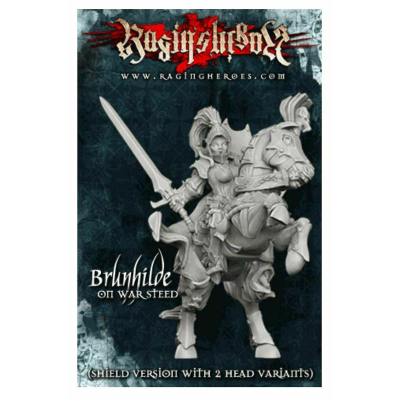 Raging Heroes Brunhilde with Shield on War Steed New - Tistaminis