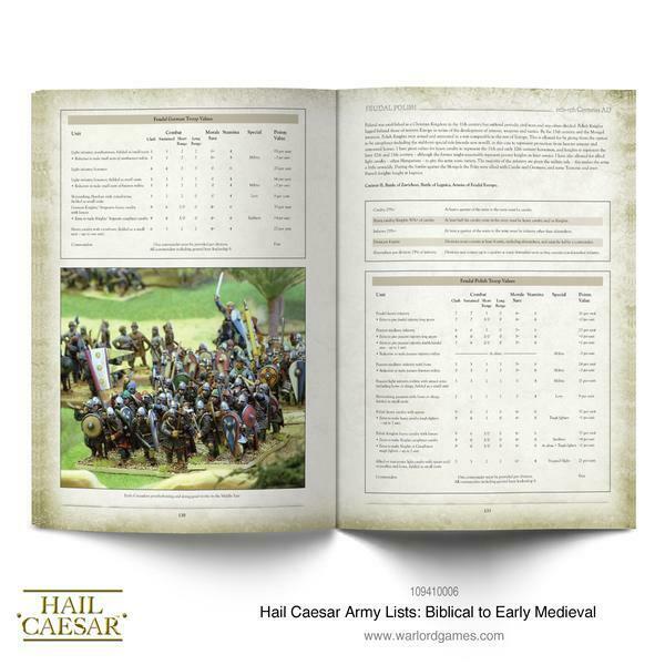 Hail Caesar Army Lists: Biblical to Early Medieval New - TISTA MINIS