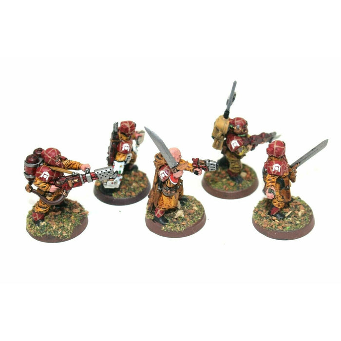 Warhammer Imperial Guard Cadian Command Squad Well Painted JYS15 - Tistaminis