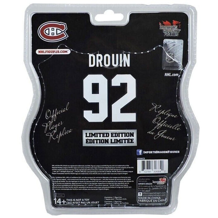 Import Dragon NHL FIGURE 6'' JONATHAN DROUIN Limited Edition New - Tistaminis