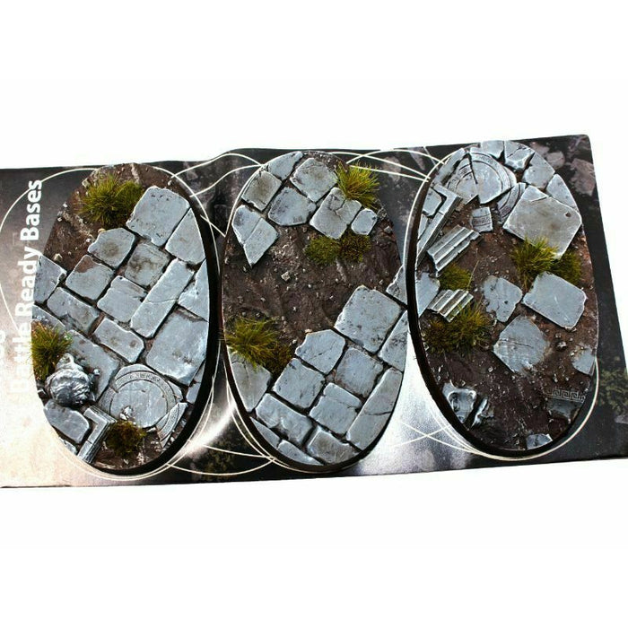 Gamers Grass Temple Bases Oval 75mm (x3) - TISTA MINIS