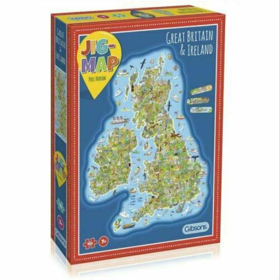 Jig-Map - Great Britain & Ireland Puzzle New - TISTA MINIS