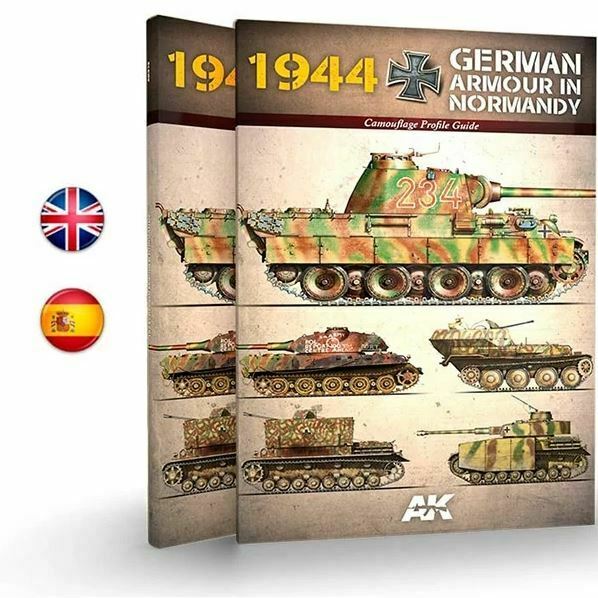 AK Interactive 1944 German Armour In Normandy Camouflage Profile Guide NEW - TISTA MINIS