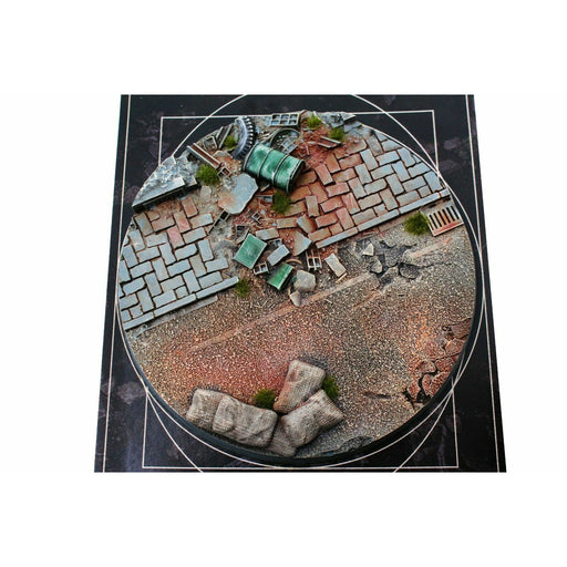 Gamers Grass Urban Warfare Bases Round 100mm (x1) - TISTA MINIS