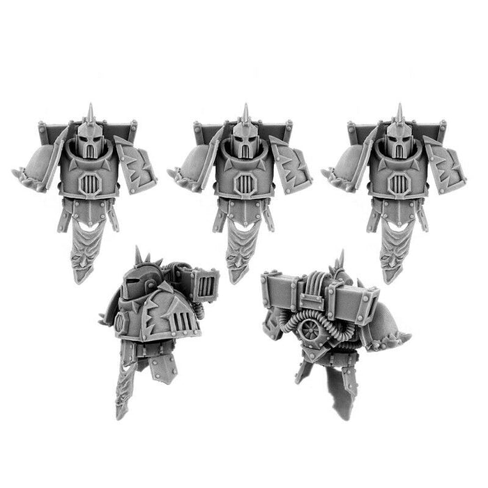 Wargames Exclusive - CHAOS WARRIORS MJOLLNIR PATTERN CONVERSION SET (5U) New - TISTA MINIS