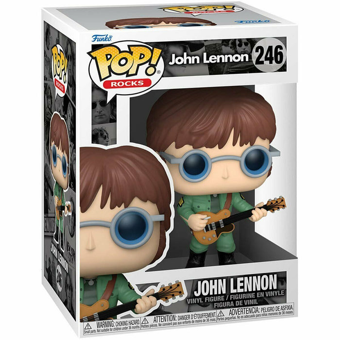 Funko POP MUSIC JOHN LENNON MILITARY JACKET #246 New - Tistaminis